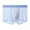 Light Blue, variant on CBGELRT Mens Underwear Boxer Ice Silk Seamless Underpants Large Size Comfort Breathable Flat Briefs Sleepwear L Black