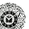 thumbnail image 3 of Acrylic Islamic Quartz Silent Wall Clock Muslim Eid Large for Living Ramadan Black, 3 of 8