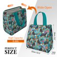 thumbnail image 3 of Bernese Mountain and Flower Insulated Lunch Bag for Women & Adults,Large Portable Soft Cooler Lunch Bag,Thermal Food Storage Tote with Pearl Cotton,8.66L,8.75x5.75x9.5 Inch, 3 of 6
