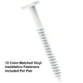 thumbnail image 4 of Solutions Extérieures Panneau Surélevé Standard Volet en Vinyle Extérieur, Blanc (Paire), 15 Pouces x 67 Pouces, 4 of 4