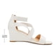thumbnail image 2 of Sandalia DREAM PAIRS INNIS-1 Blanca con Tira Elástica al Tobillo y Cuña, 2 of 6