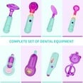 thumbnail image 3 of TOPFOX Doctor Kit for Kid - 40PCS Pretend Playset for Toddlers, Medical Kit Toy with Bag, Cloth, Role Playing Plastic Toys for 3-8 Boys Girls, 3 of 7