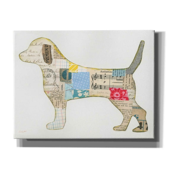 Epic Graffiti 'Good Dog IV' by Courtney Prahl, Canvas Wall Art, 34"x26"