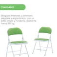 thumbnail image 4 of 6 Sillas plegables de oficina ilios innova Verde, 4 of 5