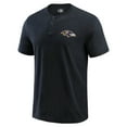 thumbnail image 2 of Men's Darius Rucker Collection by Fanatics Black Baltimore Ravens Washed Henley T-Shirt, 2 of 3