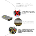 thumbnail image 3 of 2X DC 12V 15A 180W Alimentation Transformateur Interrupteur AC 110V / 220V à DC 12V 20Amp Adaptateur Convertisseur LED(15A), 3 of 7