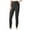 Black, variant on Luxalzxs Leggings for Women High Waist Tummy Control Yoga Pants Fitness Running Training Stretch Quick Dry Tight Sports Pants