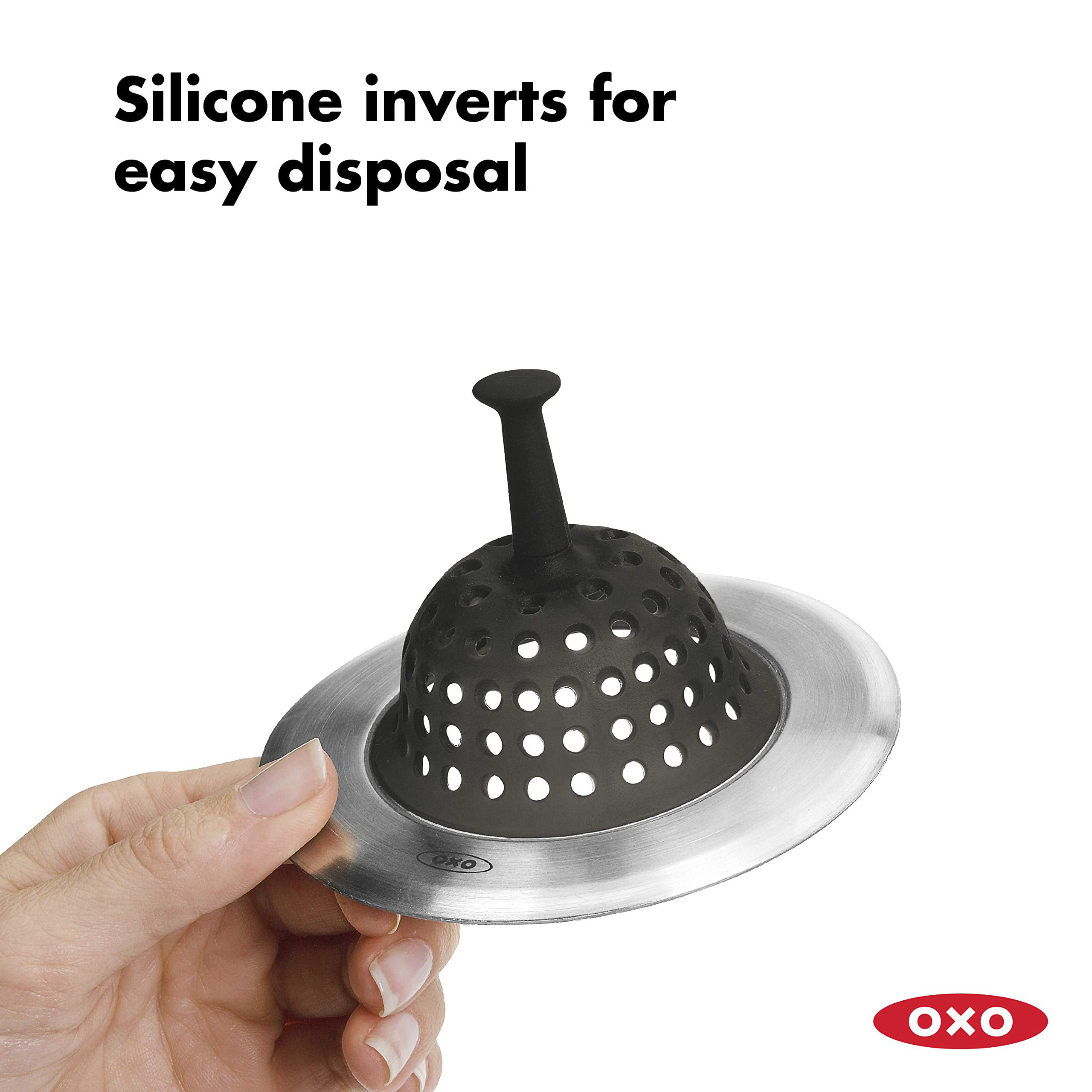 OXO Good Grips Silver Silicone Sink Strainer, 4.37 in - Harris Teeter