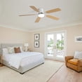 thumbnail image 6 of 52-inch White Ceiling fan with Light & Remote Color Changing Reverse Airflow Ceiling Fan, 6 of 7