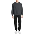 thumbnail image 2 of Athletic Works Men's Fleece Crewneck Sweatshirt, Sizes S-4XL, 2 of 3