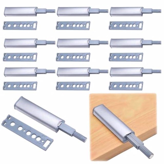 Guardoinrt Silver Soft Close Magnetic Door Catch Easy To Install Powerful Function Wide Applications Stainless 1Set