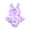 Purple, variant on Happy Town Toddler Baby Girl Beach Bathing Suit Floral Sleeveless One-Piece Swimsuit With Bowknot