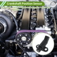 thumbnail image 2 of Sensores de posición del cigüeñal Unique Bargains No.F1CZ6C315A para Ford Escort 1.9L 1991-1996, robusto sensor CKP negro de motor de metal y plástico 1 Pc, 2 of 6