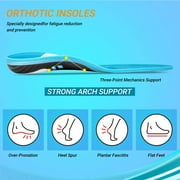 VALSOLE Orthopaedic Insoles, Arch Support Shoe Insoles Orthopaedic,For Heel Spur,Flat Foot, Foot Pain, Plantar Fasciitis,Comfort Mens and Womens Insoles,Insoles Work Shoes