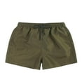 thumbnail image 4 of Birdeem Mens Shorts Mens Casual Surfing Solid Color Drawstring Elastic Quick-Dry Beach Shorts, 4 of 10