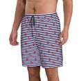 thumbnail image 2 of Kdxio Anchors Pattern Mens Casual Shorts - Drawstring Summer Beach Sports Shorts for Men, 2 of 5