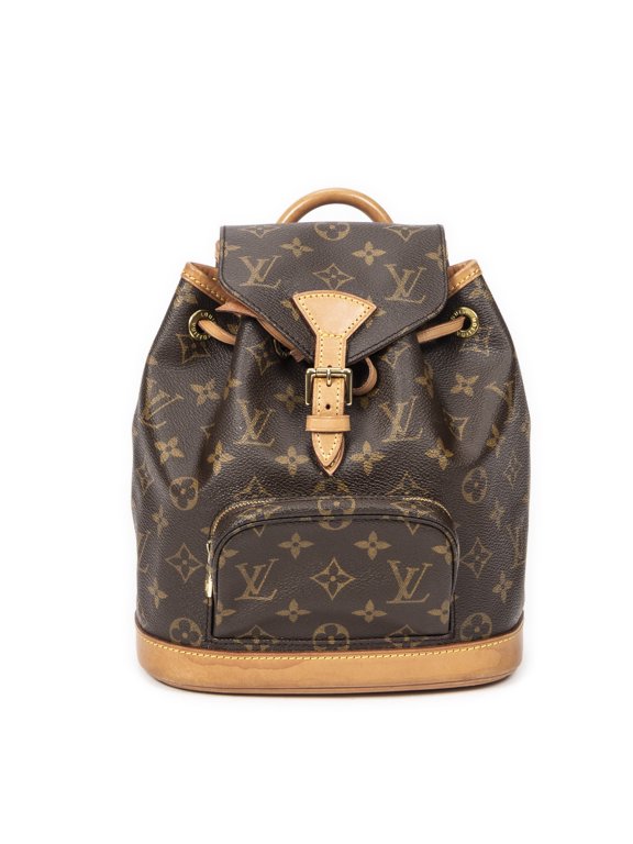 Pre-Owned Louis Vuitton Brown Montsouris PM Backpack Monogram Canvas