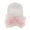 Pink, variant on Huowey Baby Bow Knot Turban Hat Hat Head Wrap Cap Relaxed Fit Dailywear, 0-3 Months