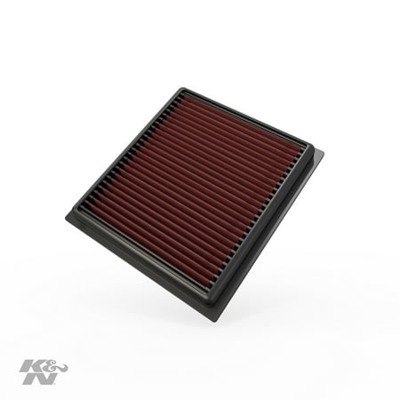 K&N Engine Air Filter: High Performance, Premium, Washable, Replacement Filter: 2014-2019 Jeep/Fiat L4 1.4/1.6/2.4 L (Compass, Renegade, 500x), 33-5034