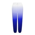 thumbnail image 4 of Spring Savings Clearance Lindreshi Womens Sweatpants with Pockets Womens Gradient Sweatpants Loose Lounge Trousers with Pockets High Waist Pants, 4 of 4