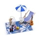thumbnail image 5 of Decoración de casa de muñecas en miniatura de playa, accesorios al aire libre de casa de muñecas de jardín, silla para de regalo juguetes en, 5 of 10