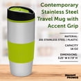 thumbnail image 4 of Color Grip Tumblers 16 oz. Set of 10, Bulk Pack - Perfect for Smoothies, Iced Coffee, Soda, Other Hot & Cold Beverages - Green, 4 of 5