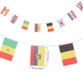 thumbnail image 4 of 1 tira de banderas de países colgantes, decorativas, para fiestas de fútbol, 4 of 7