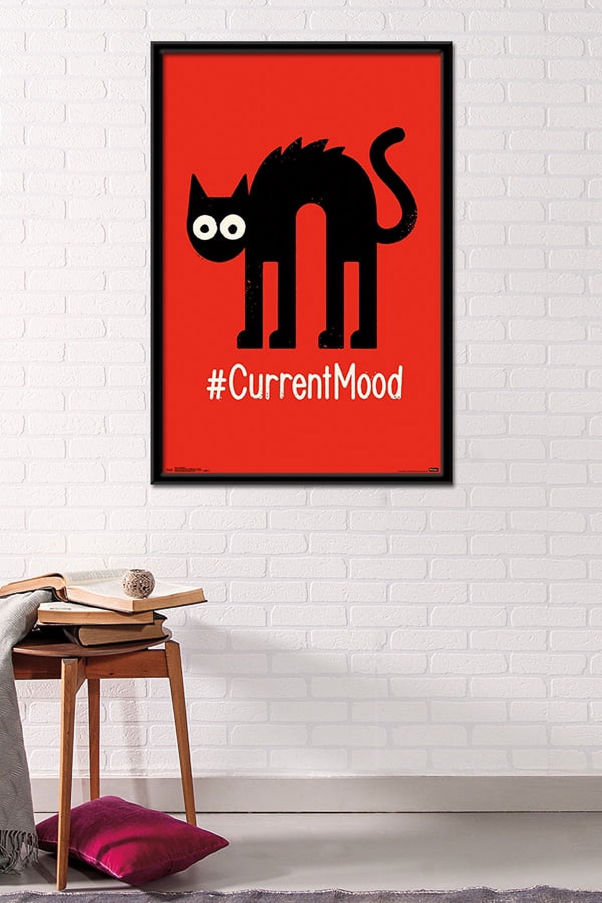 #CurrentMood Wall Poster, 22.375" x 34", Framed