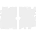 thumbnail image 4 of 10"W x 6 5/8"H x 1"ID x 3 1/2"C x 1"P Novo Architectural Grade PVC Contemporary Ceiling Medallion, Two Piece, 4 of 11