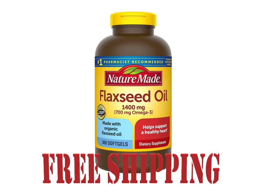 Nature Made Flaxseed Oil 1400 mg., 300 Softgels