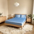 thumbnail image 6 of Beautynvta Queen Size Satin Sheets Set 3 Pieces, Wrinkle Free Satin Fitted Sheet with 2 Pillowcases for Hot Sleepers, Deep Pocket Bedding Set, 6 of 6