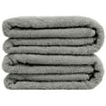 thumbnail image 3 of Luxury Hotel & Spa Quality, Quick Dry 100% Turkish Cotton 700 GSM, Eco Friendly Towel, for Bathroom Oversize Dobby Border Bath Towels 35 X 70 (Bath Sheet Towel Set of 2, Gray ), 3 of 5