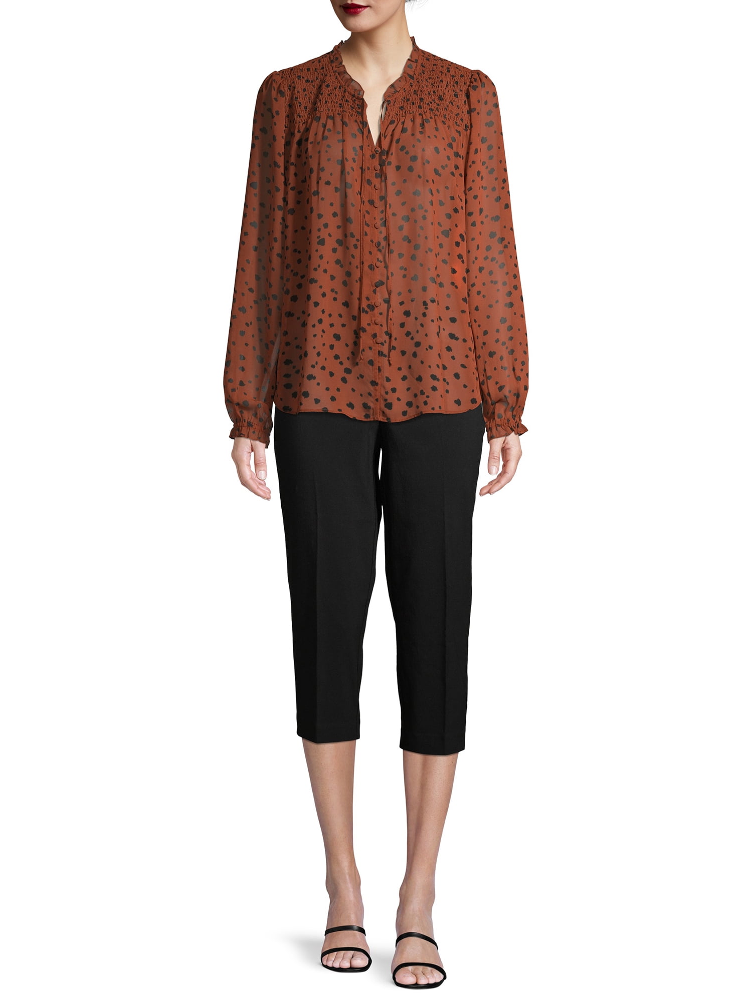 time and tru peasant top