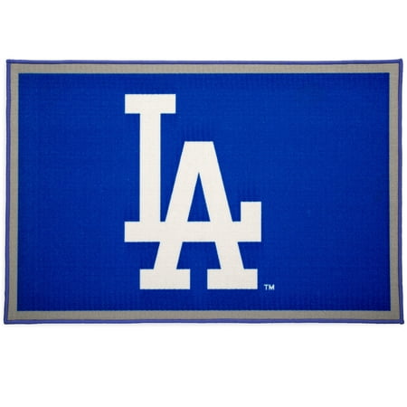 MLB Los Angeles Dodgers Soft Area Rug with Non-Slip Backing by Delta