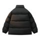 thumbnail image 3 of Ceisia Men's Stand Collar Warm Sports Zipper Jacket Windproof Quilted Gift Padded Casual Outerwear, 3 of 8