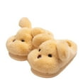 thumbnail image 3 of Cute Girls' Fuzzy Slippers Lovely Anime Doggies Soft Warm Winter House Slippers with Flat Sole Anti-slide Safe Slip-on Slipper Indoor Winter Fashion Footwear, 3 of 7
