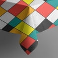 thumbnail image 4 of Rainbow Checkered Pattern Rectangle Tablecloth 60"x102",Waterproof Polyester Rectangle Table Cloth, Wipeable Spillproof Polyester Tablecloth for Dining, Camping, Indoor and Outdoor, 4 of 6