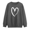 thumbnail image 4 of Durtebeua Fall Sweatshirts For Women Long Sleeve Pullover Jumper Top Vintage, 4 of 5