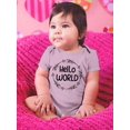 thumbnail image 2 of Hello World Arrow Wreath Bodysuit Infant -Smartprints Designs,  Newborn, 2 of 4