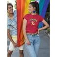 thumbnail image 2 of Love For All Corgi With Flag T-Shirt Women -Smartprints Designs, Female Small, 2 of 4