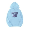 thumbnail image 3 of California Hoodie and Sweatpants Set for Women Fall Winter Hooded Sweatshirt and Jogger 2 Piece Set Womens Track Suit, 3 of 6