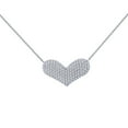 thumbnail image 4 of Lafonn Classic Sterling Silver Platinum Plated Lassire Simulated Diamond Necklace (1.21 CTTW), 4 of 5