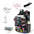 thumbnail image 4 of My Hero Academia Backpack Bookbag Casual Daypack Travel Backpacks for Work Hiking Camping, 4 of 7
