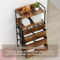 thumbnail image 4 of Commode à 5 Tiroirs, Grande Commode Commode Organisateur avec Tiroir de Rangement en Tissu, 4 of 9