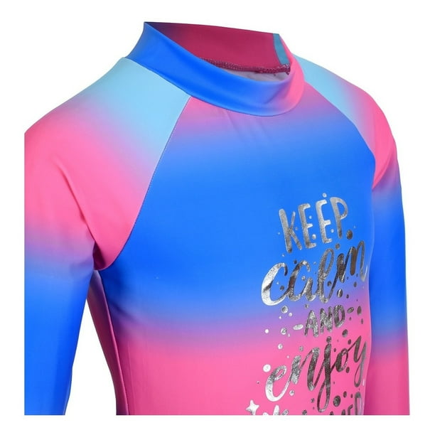 PLAYERA PARA NADAR,MANGA LARGA PARA NIÑA MAUI AND SONS 321632