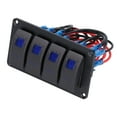 thumbnail image 1 of Interruptor basculante Bling Bling Panel de interruptores basculantes de 4 posiciones, 1 of 12