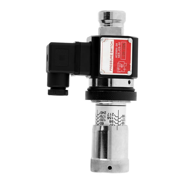 Hydraulic Pressure Relay,JCS02N Straight Through Tube Hydraulic Switch Valve Hydraulic Pressure