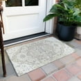 thumbnail image 6 of Addison Rugs Chantille Indoor/Outdoor Traditional Vintage Ivory Washable Rectangle Rug, 1'8" x 2'6", 6 of 6