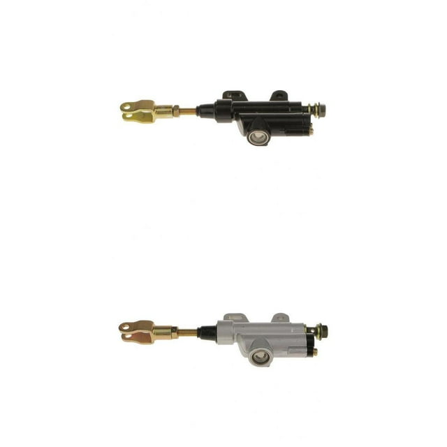 Bomba de freno de pie trasero Yotijar 2x Bomba hidráulica de cilindro de trasero Para motocicletas Color Negro Blanco