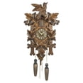 thumbnail image 1 of Quartz Cuckoo Clock 5 leaves, bird, with music, 1 of 1